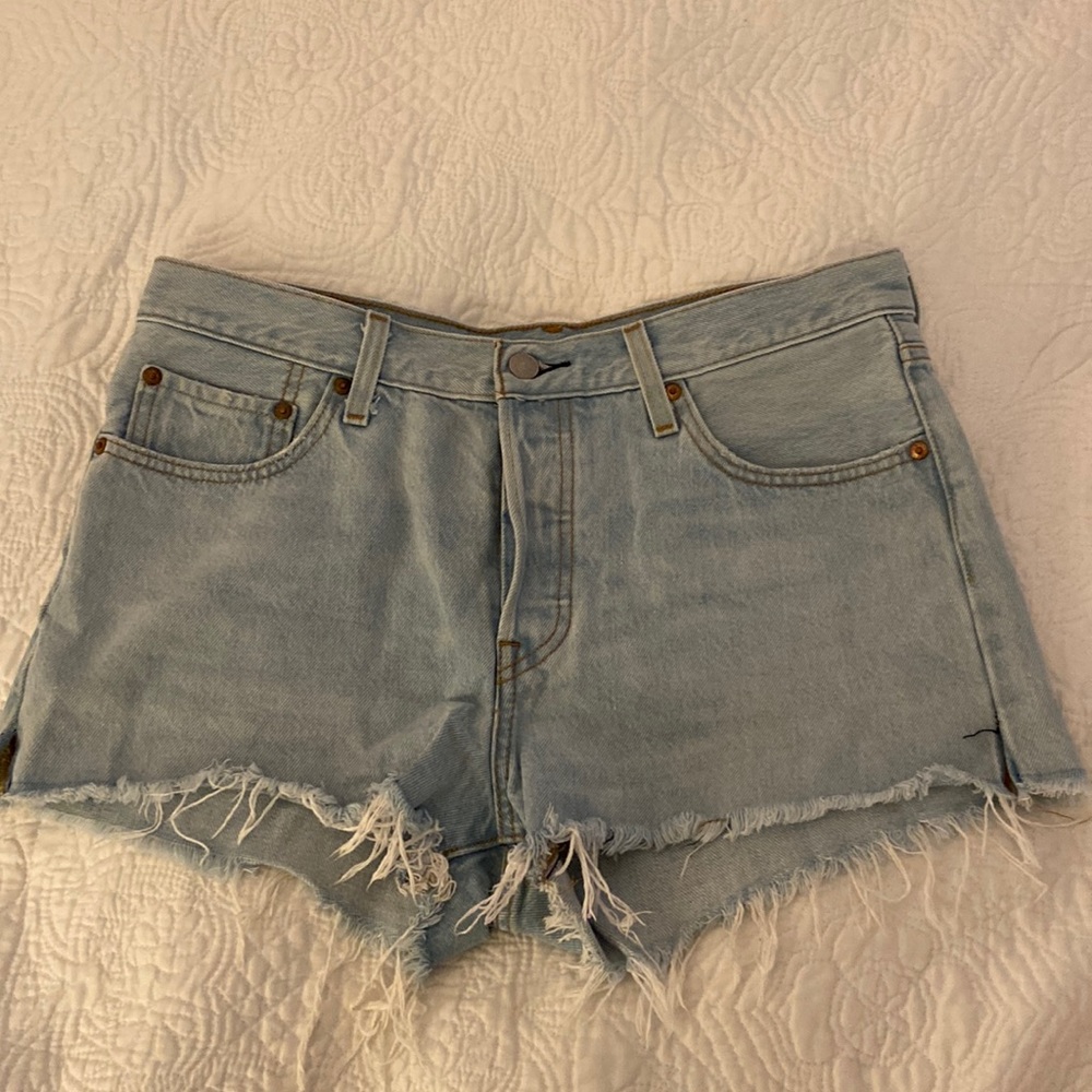 Levis 501 denim shorts